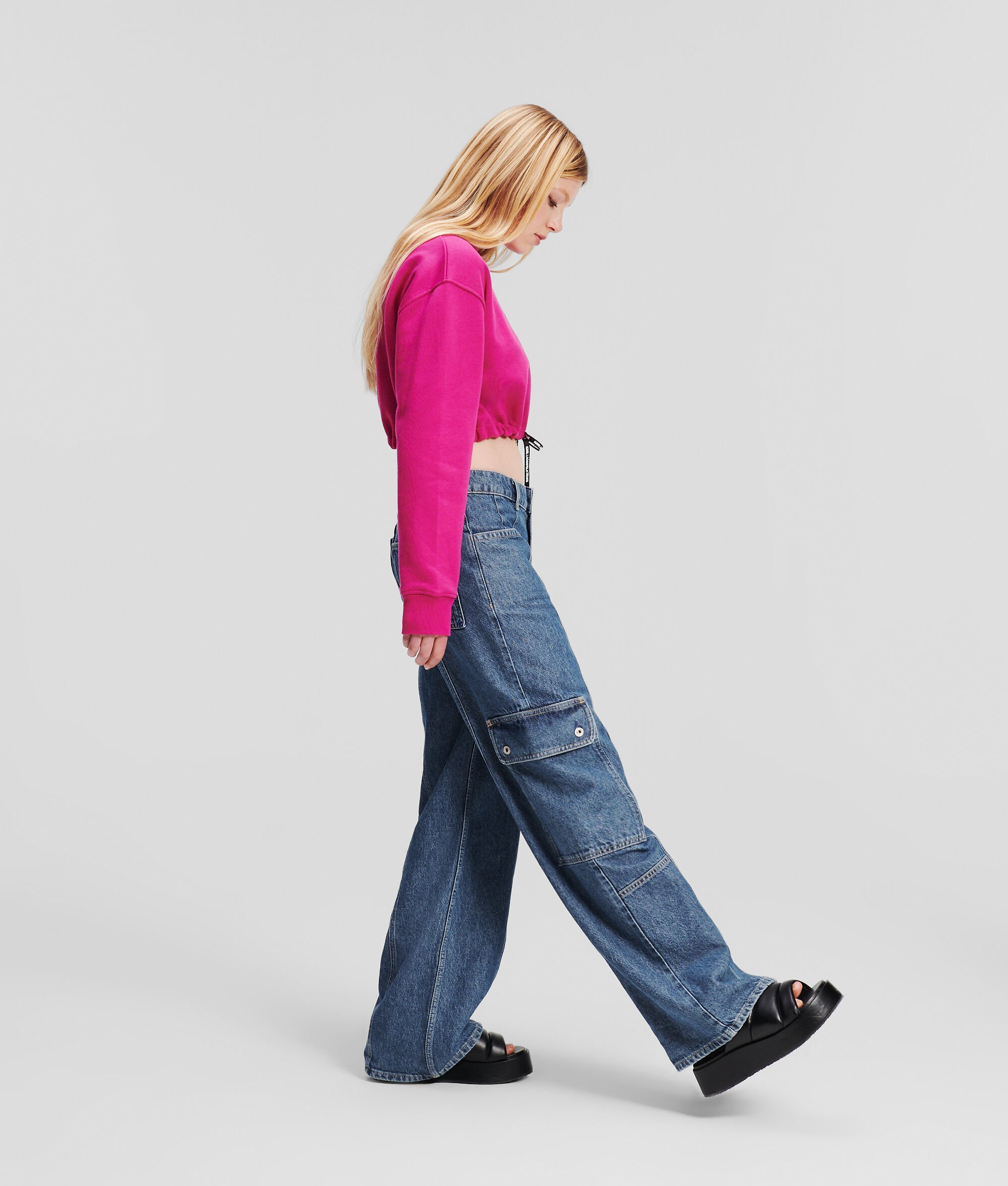 (image for) Bright KLJ Mid-Rise Relaxed Utility Jeans